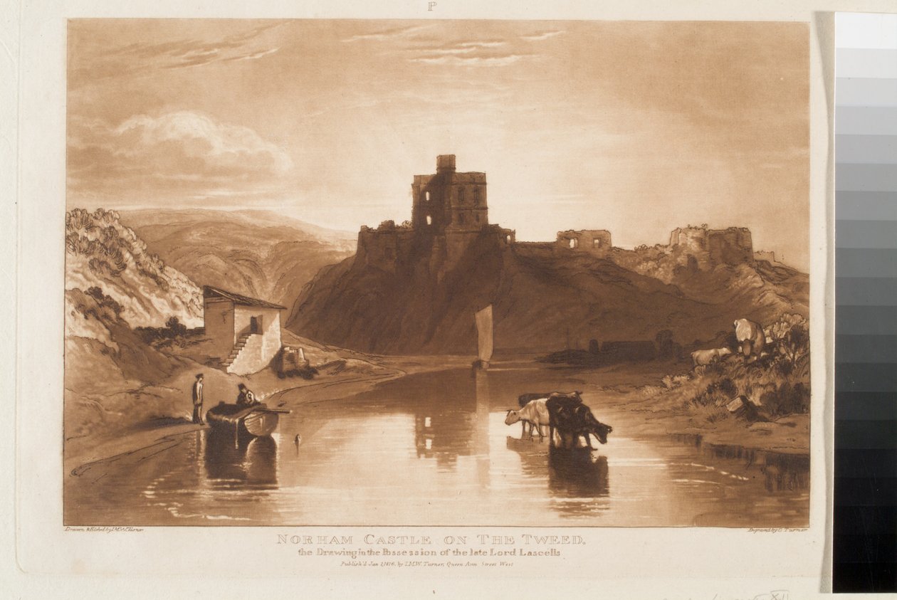Norhamin linna, 1. tammikuuta tekijältä Joseph Mallord William Turner