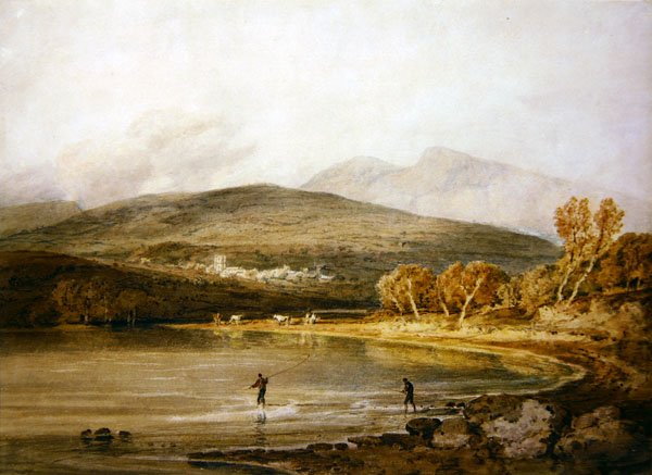 Pohjois-Wales (akvarelli paperille) tekijältä Joseph Mallord William Turner