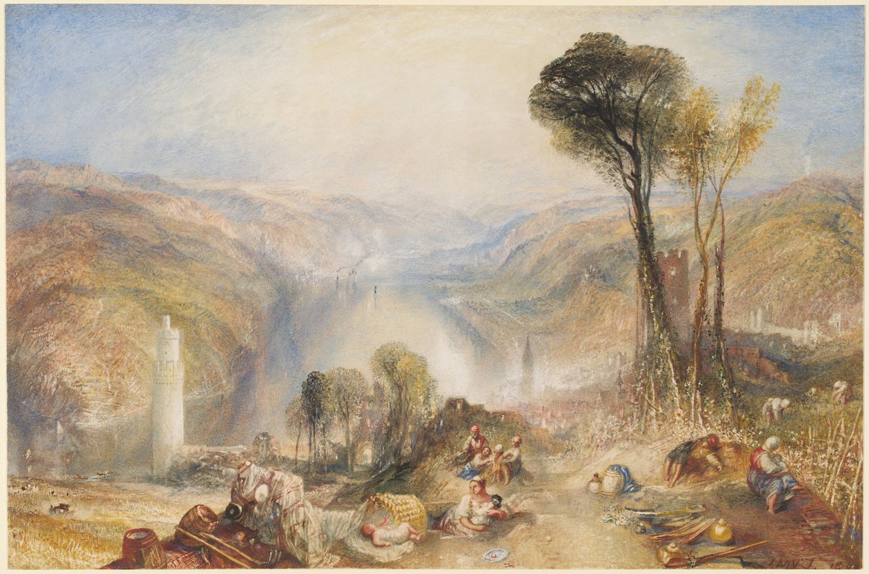 Oberwesel tekijältä Joseph Mallord William Turner
