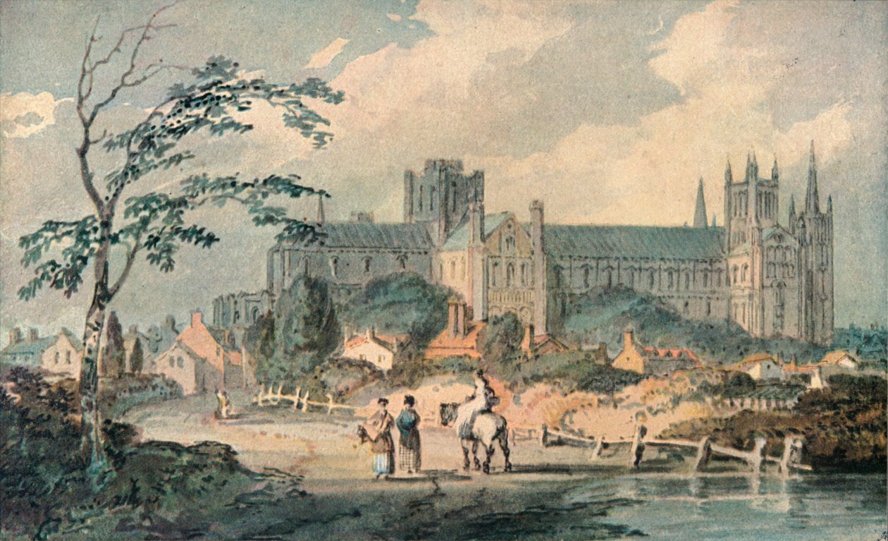 Peterboroughin katedraali pohjoisesta, 1909 tekijältä Joseph Mallord William Turner