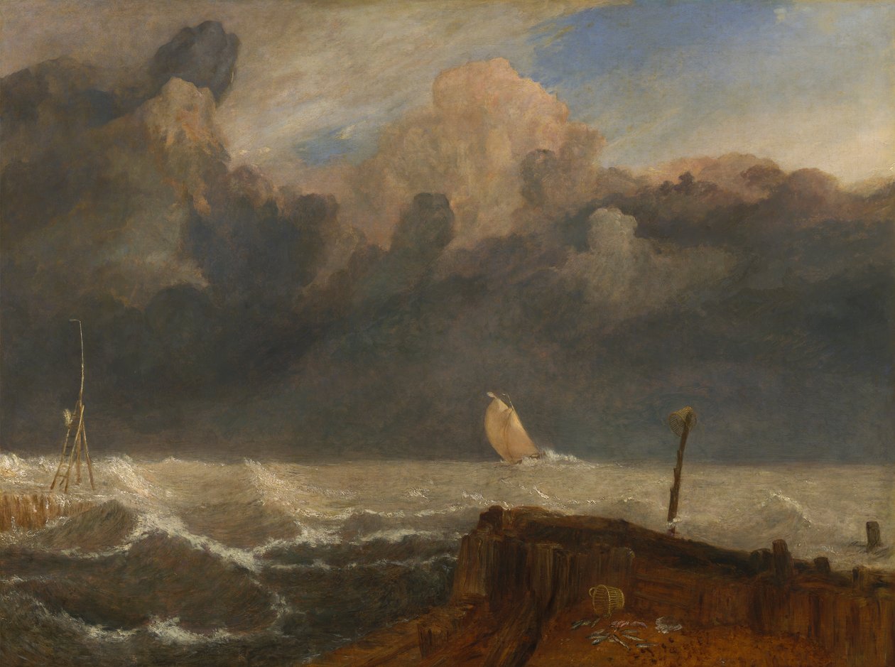 Port Ruysdael [1827, Royal Academy of Arts, Lontoo, näyttelyluettelo] tekijältä Joseph Mallord William Turner