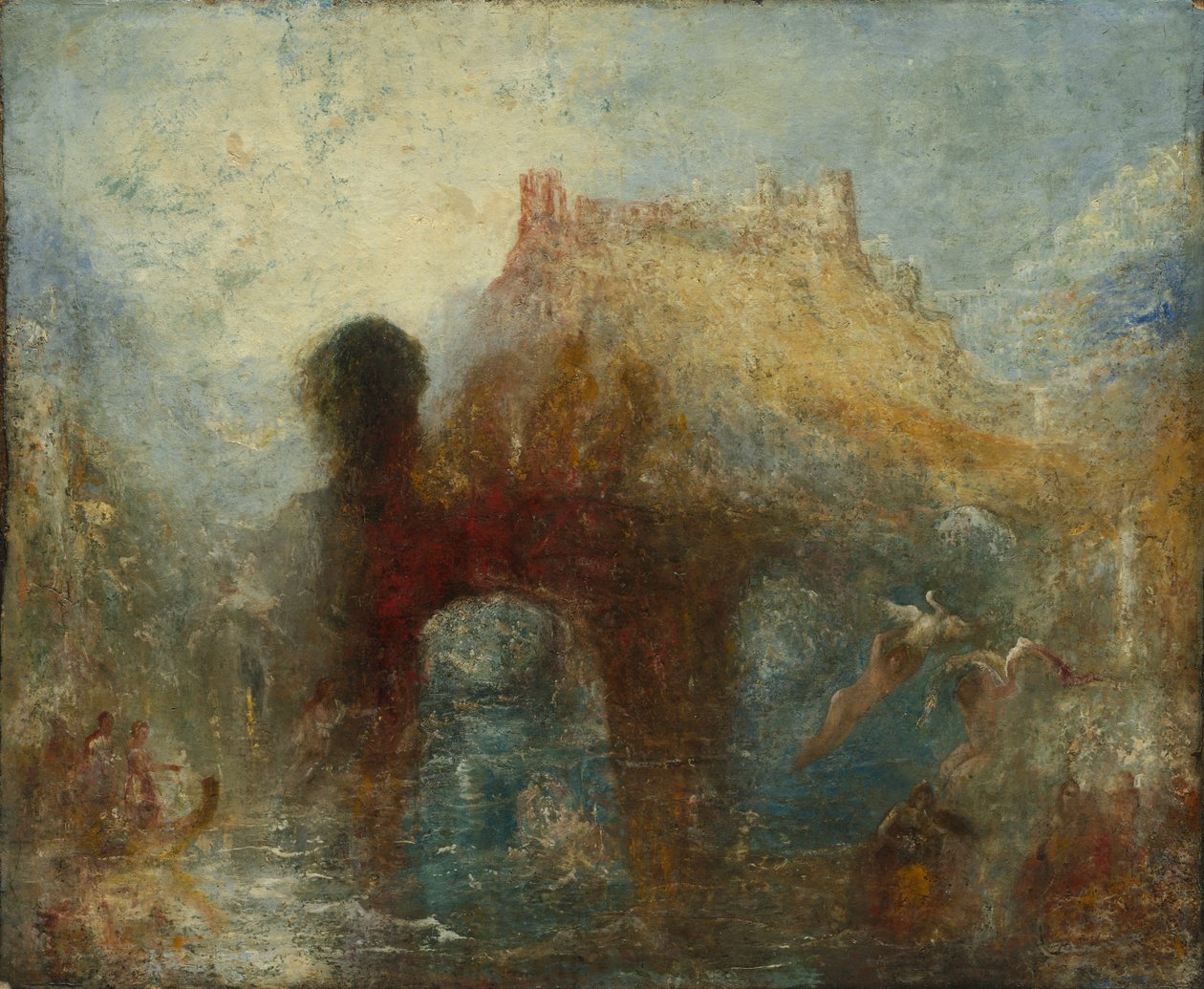 Queen Mabsin luola, vuoden 1846 jälkeen. tekijältä Joseph Mallord William Turner