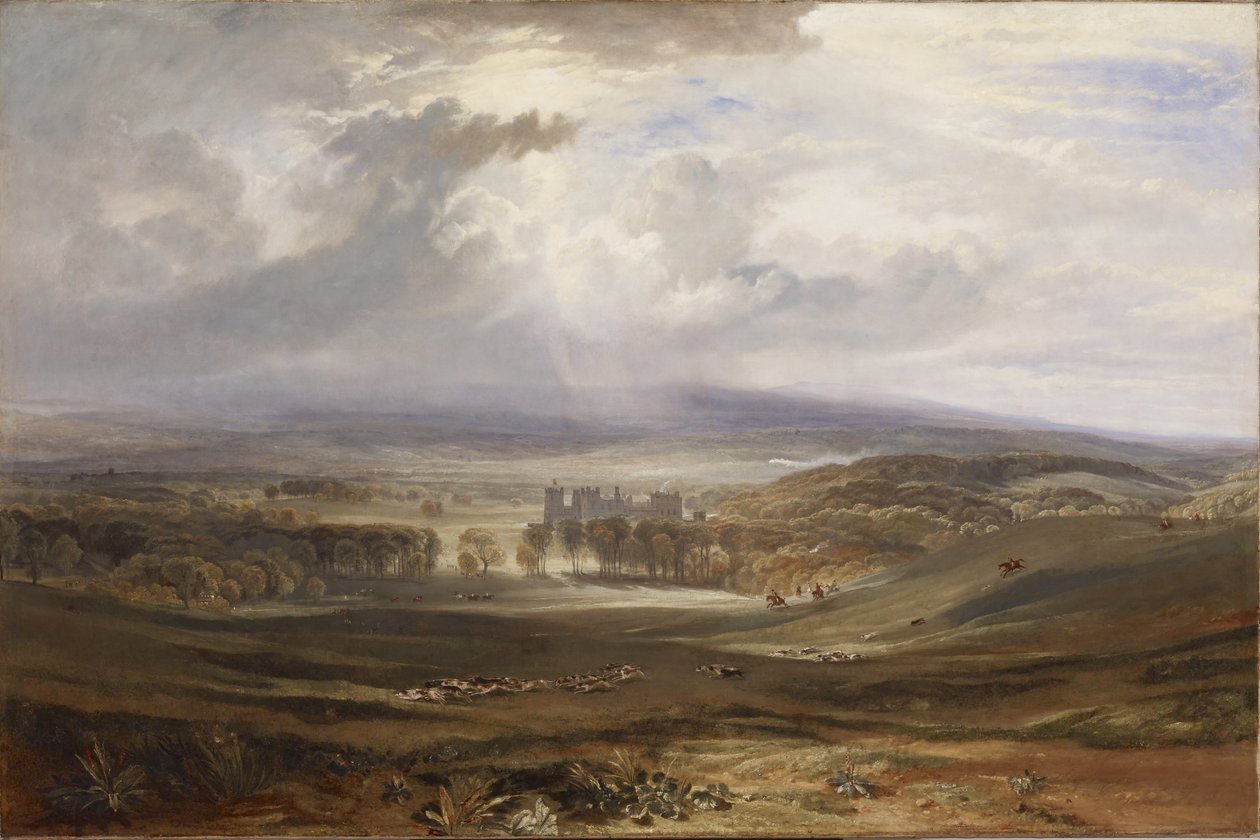Raby Castle, Darlingtonin jaarlin kartano tekijältä Joseph Mallord William Turner