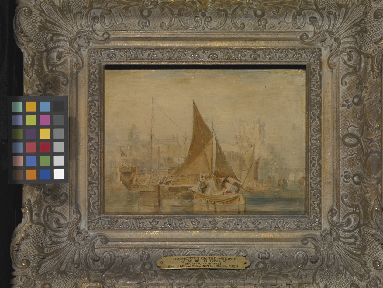 Rochester On The Medway (öljy kankaalle) tekijältä Joseph Mallord William Turner