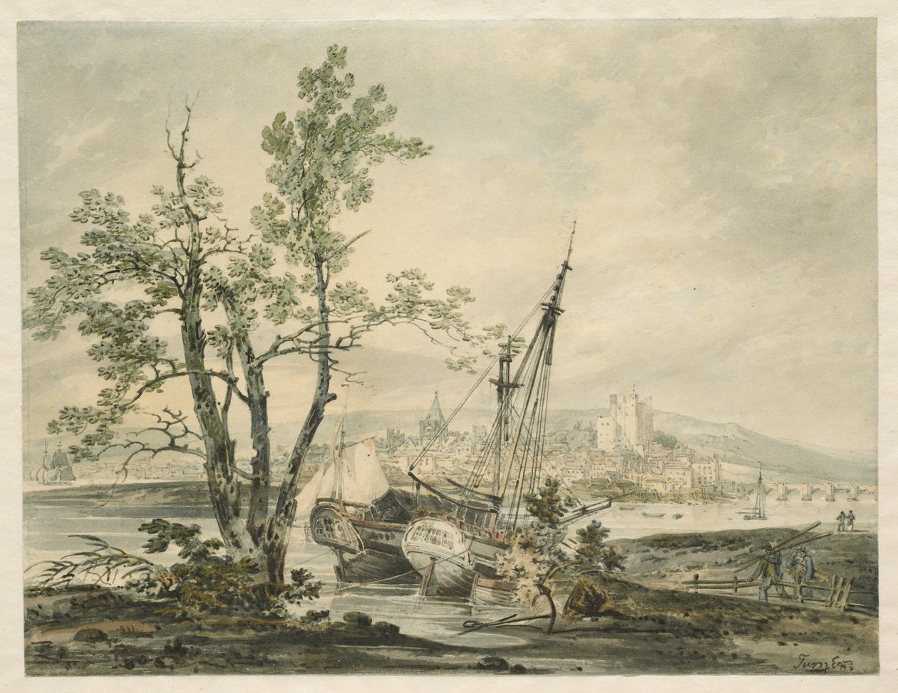 Rochester, n. 1793 tekijältä Joseph Mallord William Turner