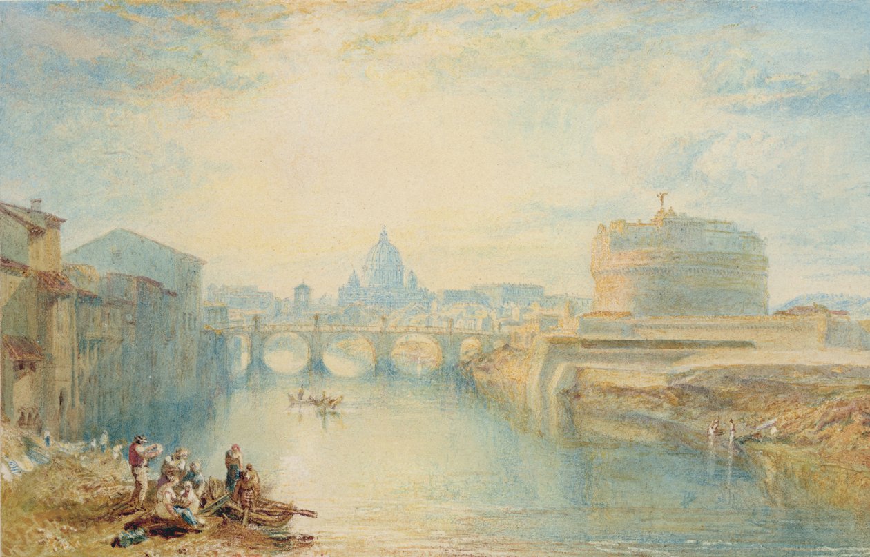 Rooma (wc paperilla) tekijältä Joseph Mallord William Turner