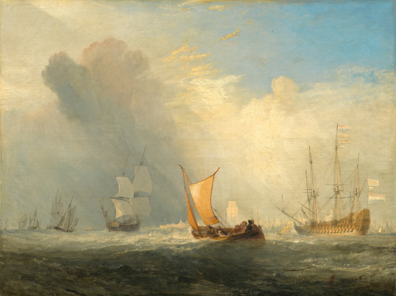 Rotterdamin lautta-vene tekijältä Joseph Mallord William Turner