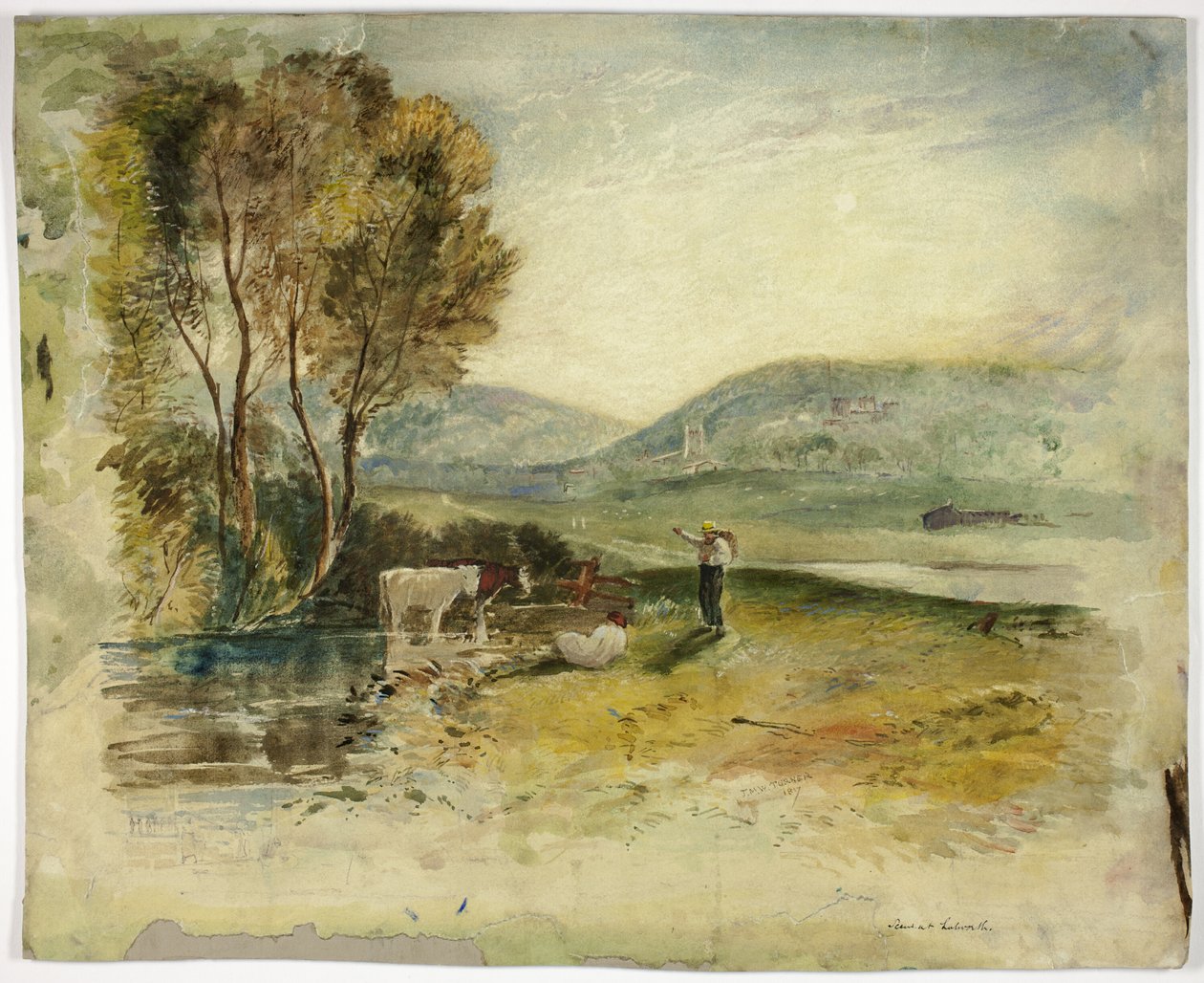 Kohtaus Lutworthissa tekijältä Joseph Mallord William Turner