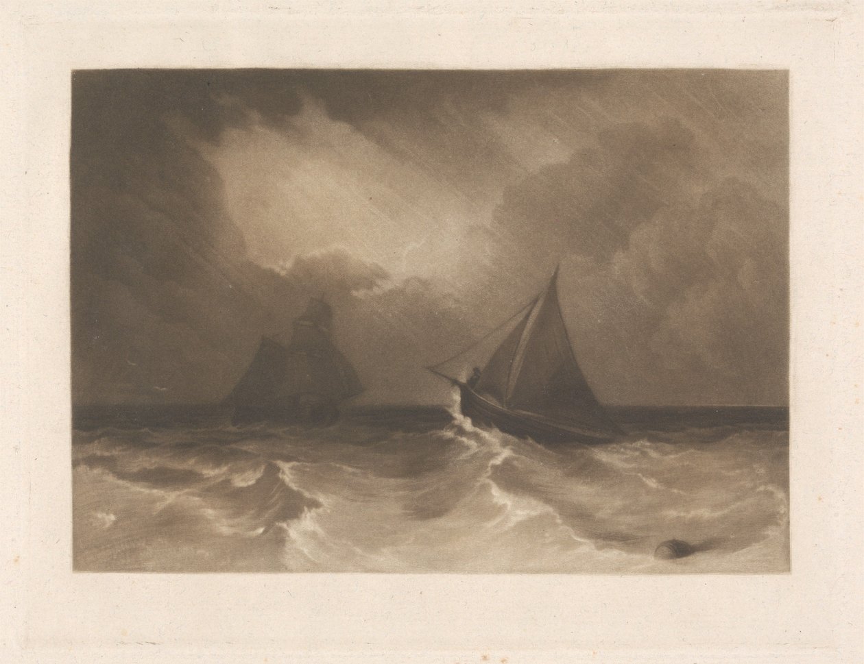 Laiva ja kutteri tekijältä Joseph Mallord William Turner