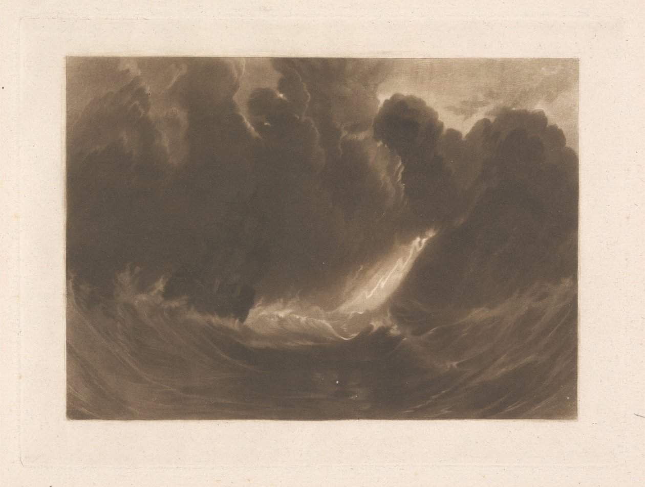 Laiva myrskyssä tekijältä Joseph Mallord William Turner