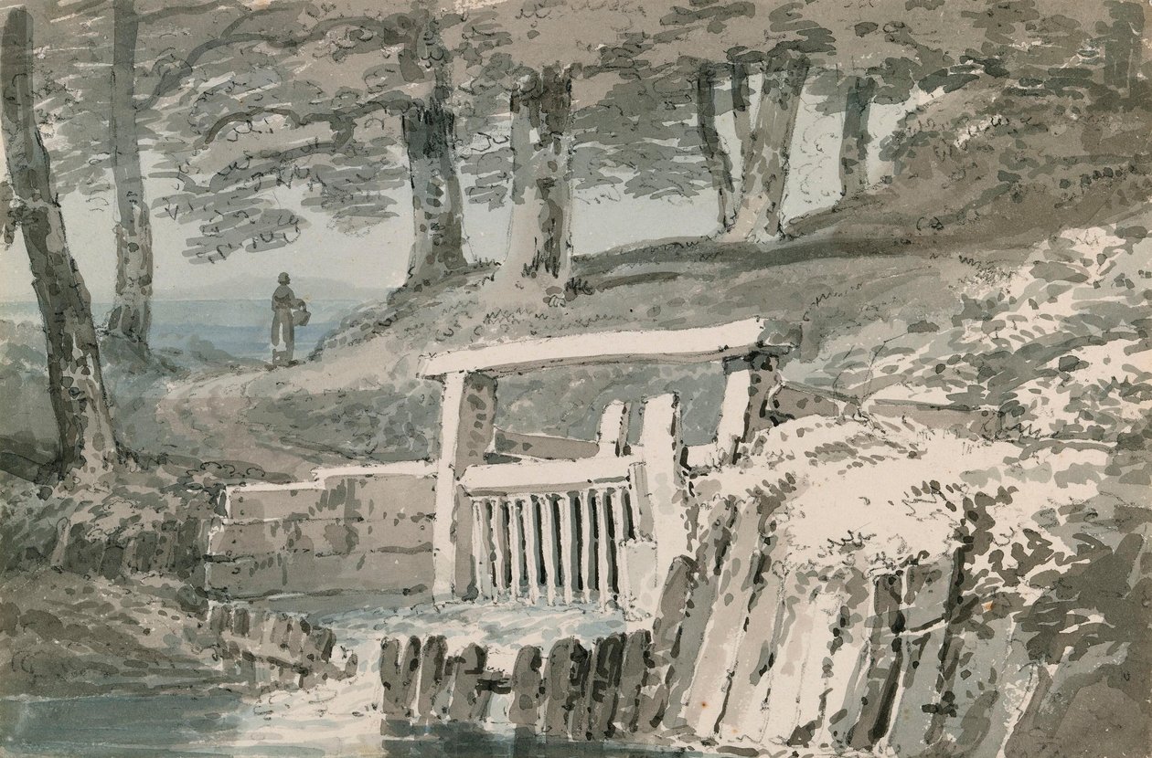 Sulkuportti, Netley Abbey, Hampshire tekijältä Joseph Mallord William Turner
