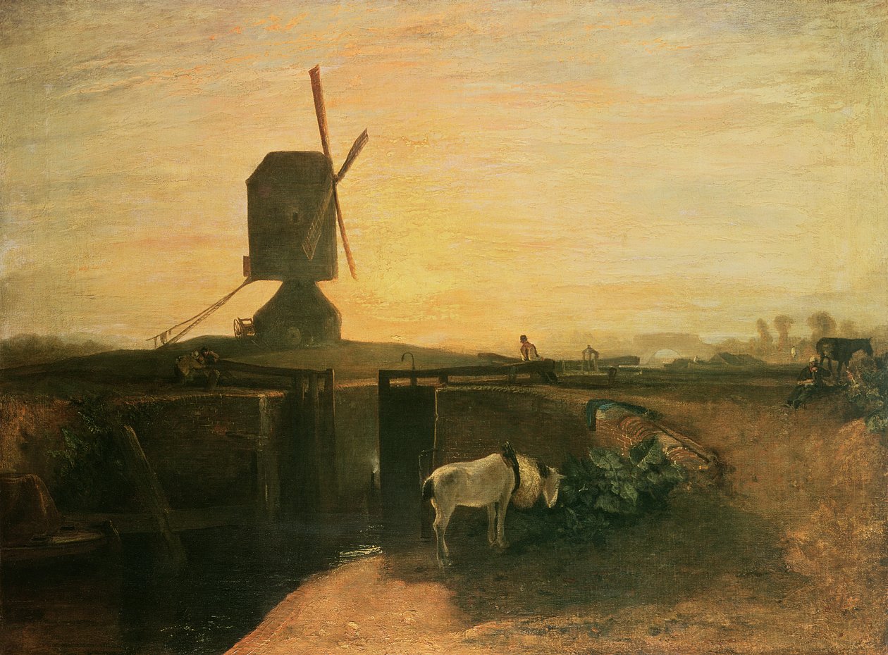Southall Mill, 1810 tekijältä Joseph Mallord William Turner
