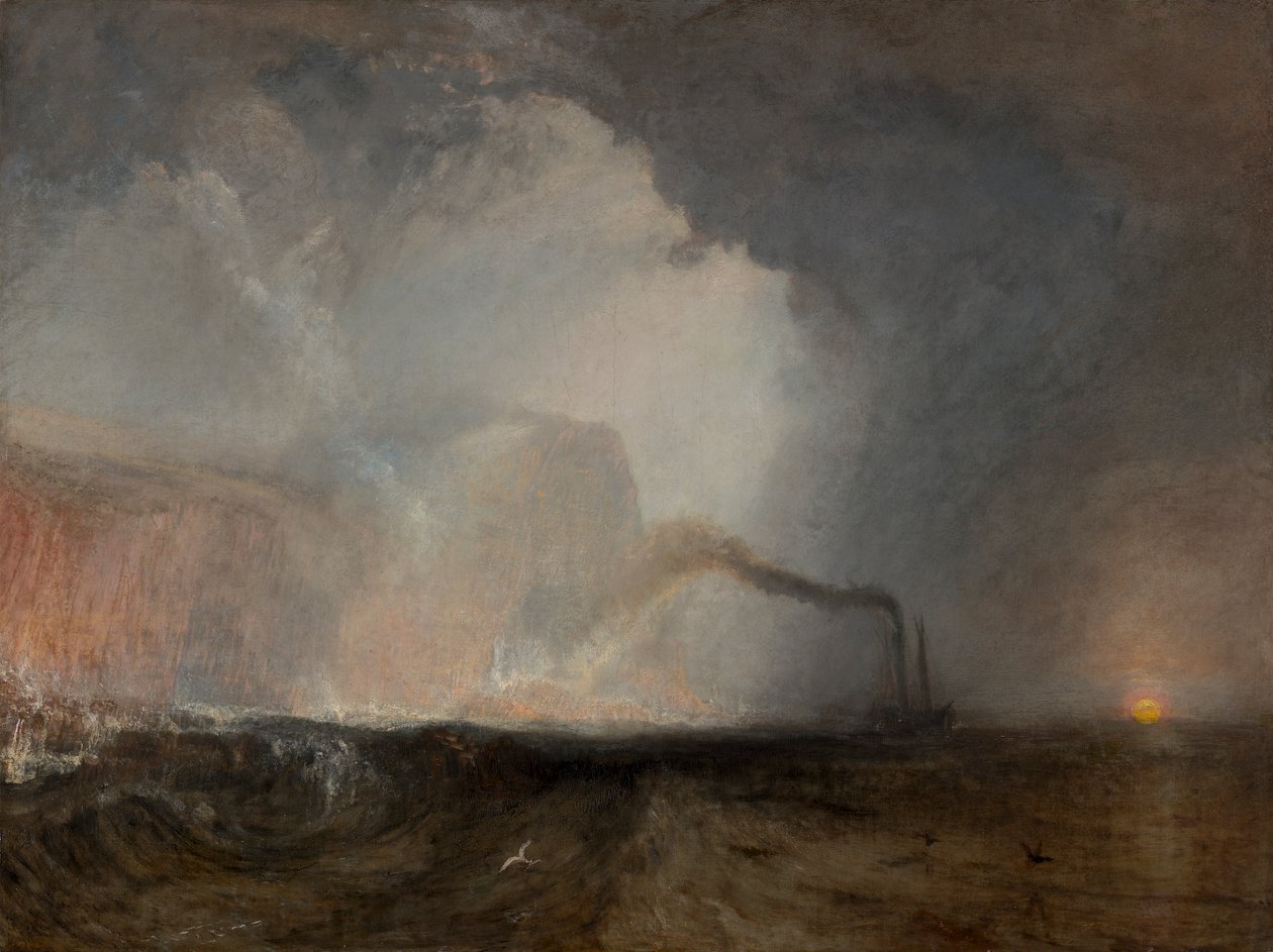 Staffa, Fingalin luola [1832, Royal Academy of Arts, Lontoo, näyttelyluettelo] tekijältä Joseph Mallord William Turner