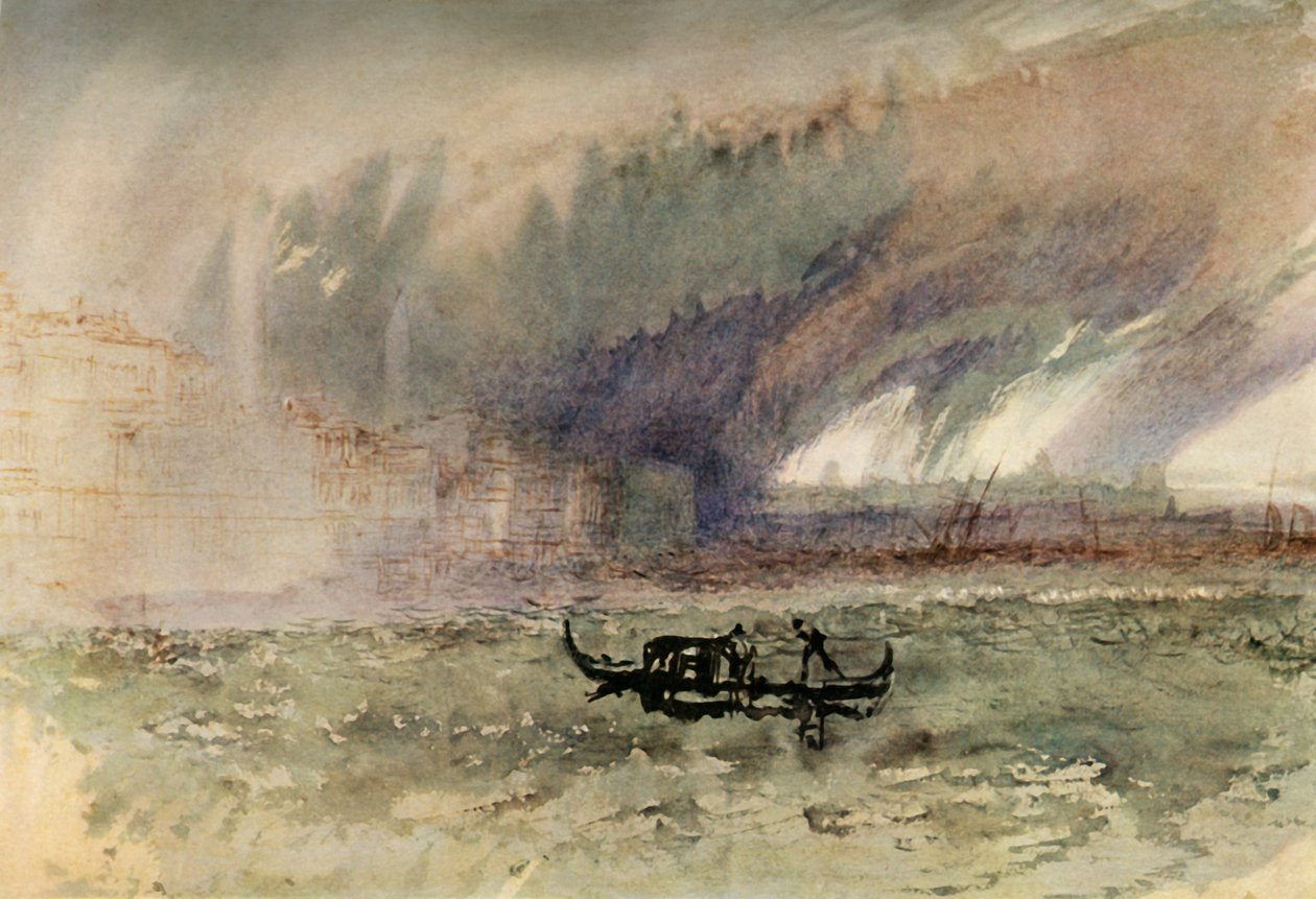 Storm on the Lagoons, c1830, 1934. tekijältä Joseph Mallord William Turner