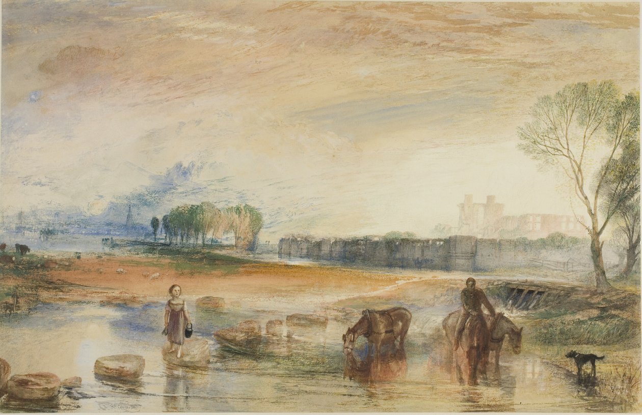 Auringonlasku ja kuunnousu tekijältä Joseph Mallord William Turner