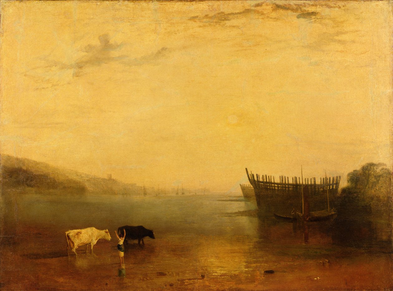 Teignmouthin satama, noin 1812 tekijältä Joseph Mallord William Turner