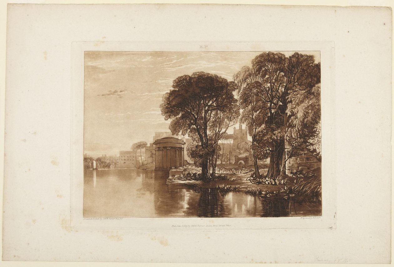 Alkovi, Isleworth tekijältä Joseph Mallord William Turner