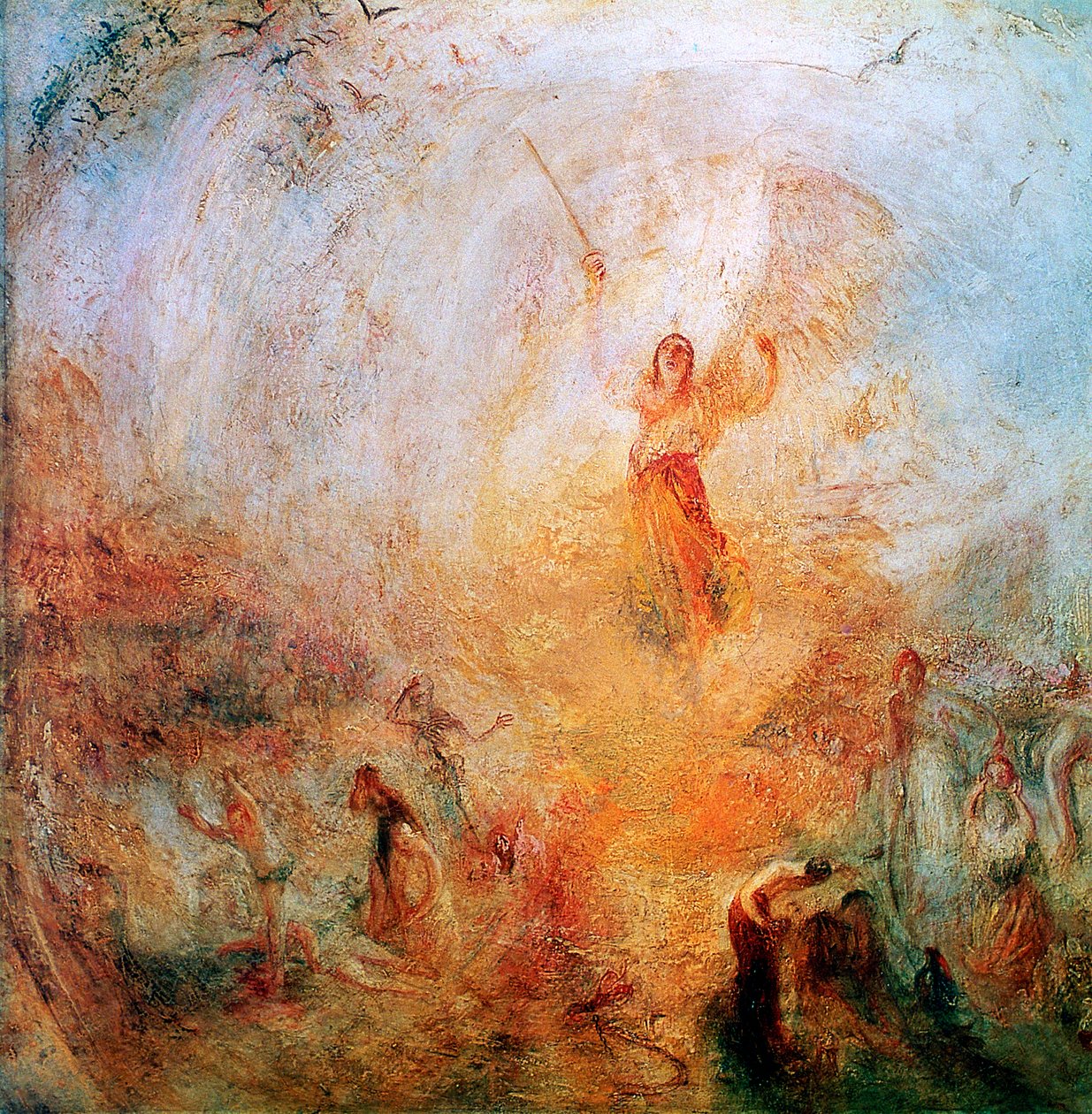 Enkeli seisoo auringossa, 1846 tekijältä Joseph Mallord William Turner