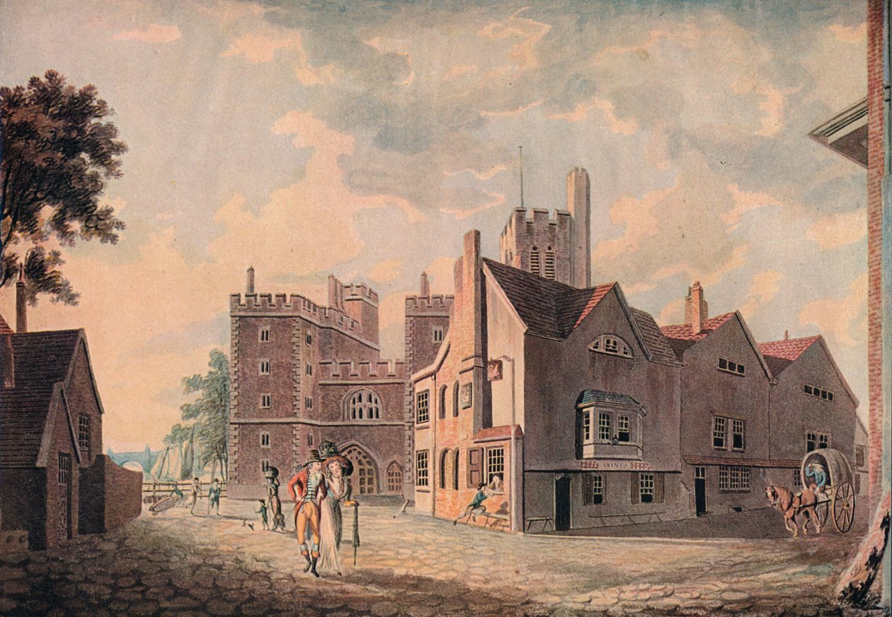 Arkkipiispan palatsi, Lambeth, 1909 tekijältä Joseph Mallord William Turner