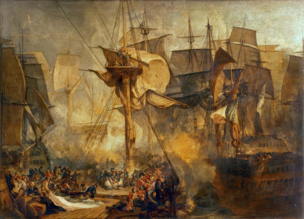 Trafalgarin taistelu / kirjoittanut Turner. tekijältä Joseph Mallord William Turner