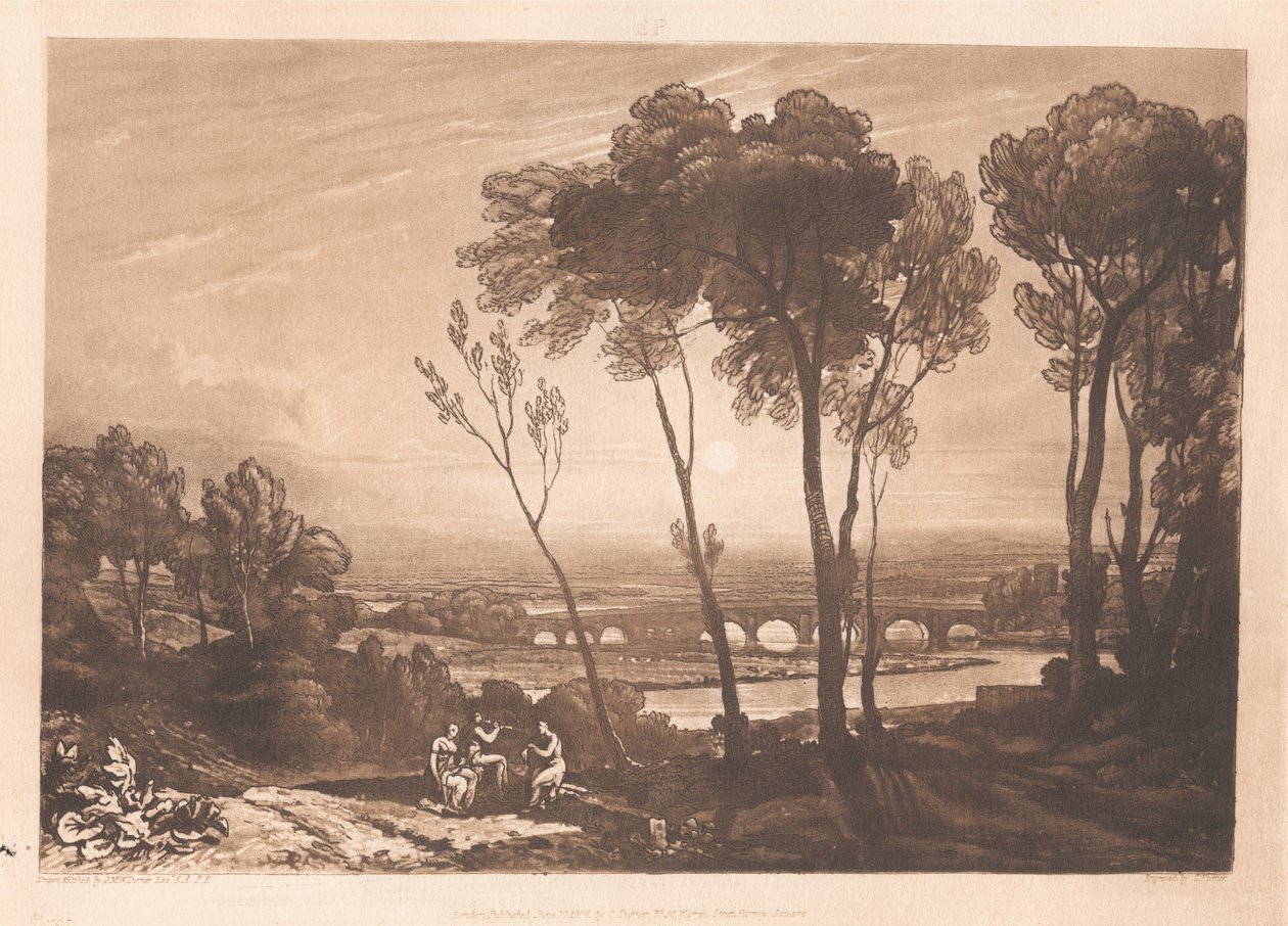 Silta keskietäisyydellä tekijältä Joseph Mallord William Turner