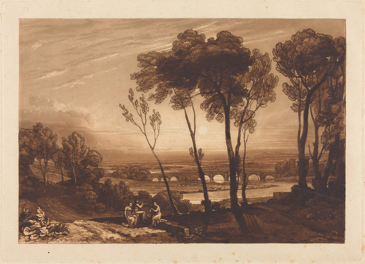 Silta keskietäisyydellä tekijältä Joseph Mallord William Turner