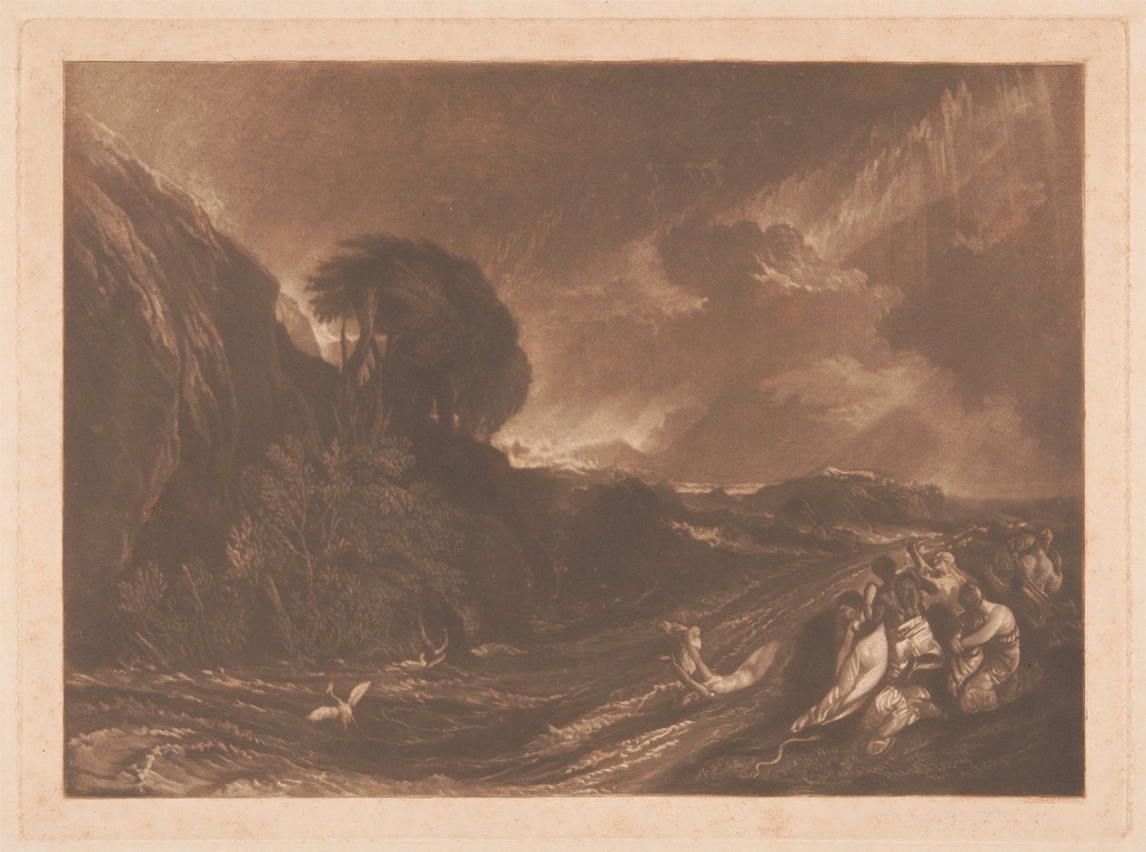 Vesiräjähdys tekijältä Joseph Mallord William Turner
