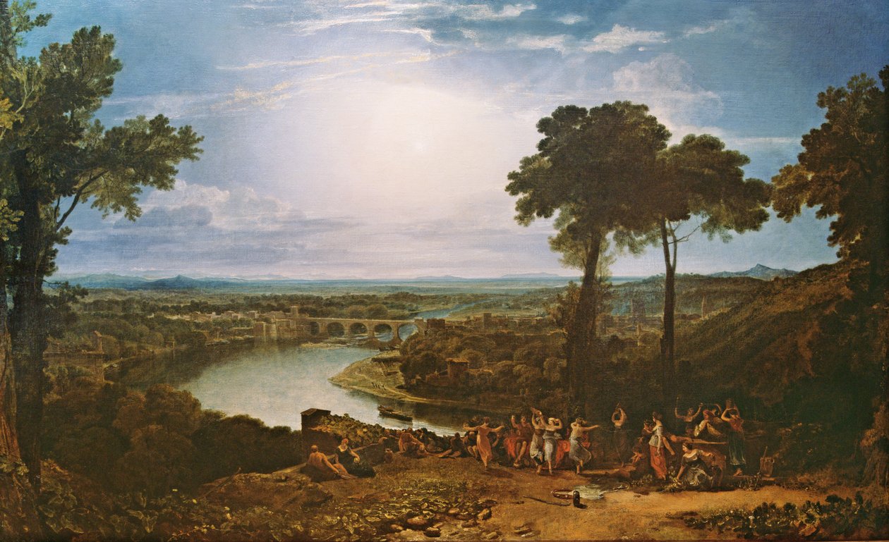 Vintagen avajaisten festivaali, Macon tekijältä Joseph Mallord William Turner