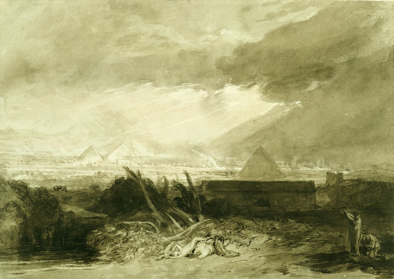 Egyptin viides rutto tekijältä Joseph Mallord William Turner