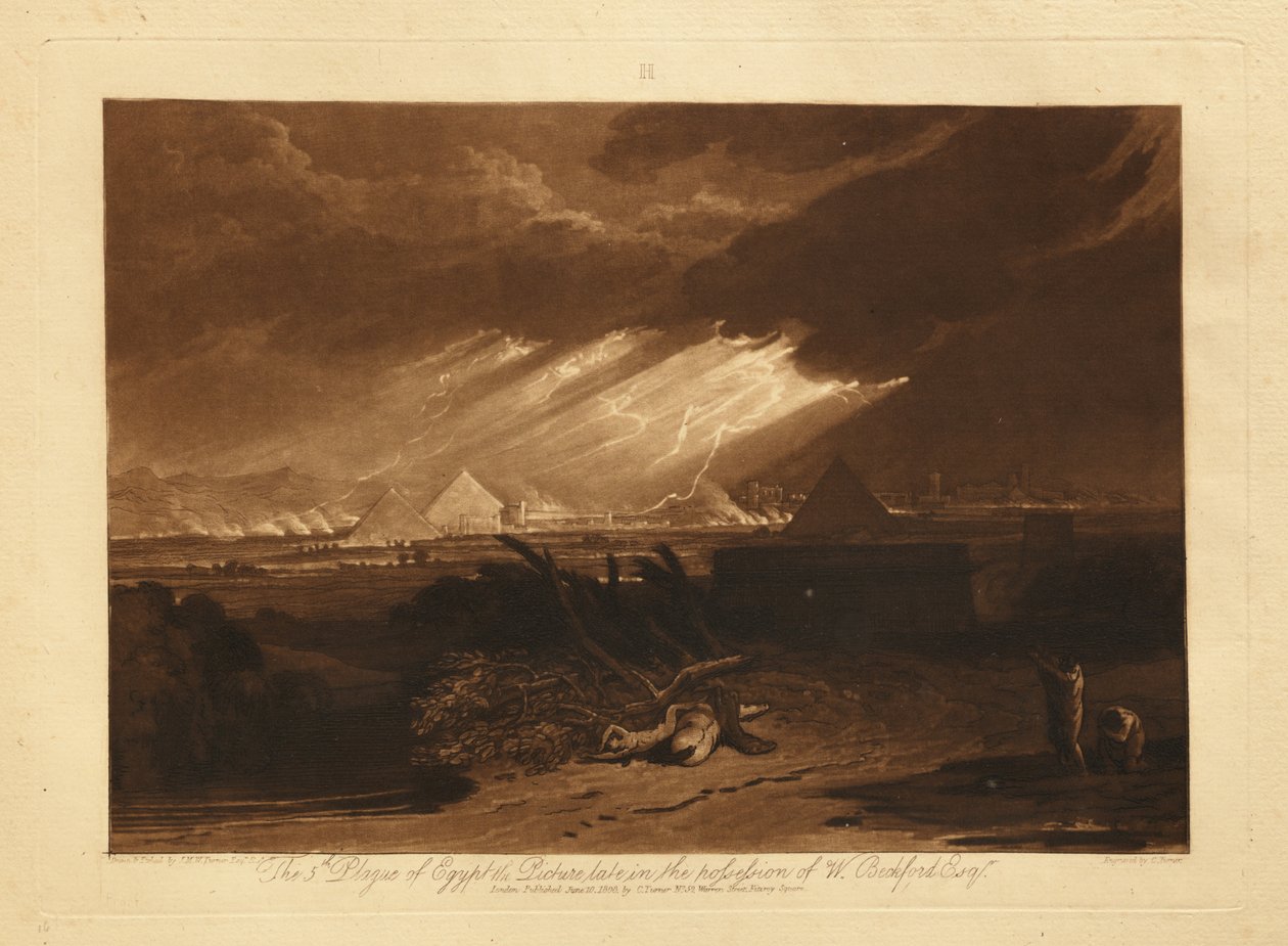 Egyptin viides vitsaus tekijältä Joseph Mallord William Turner