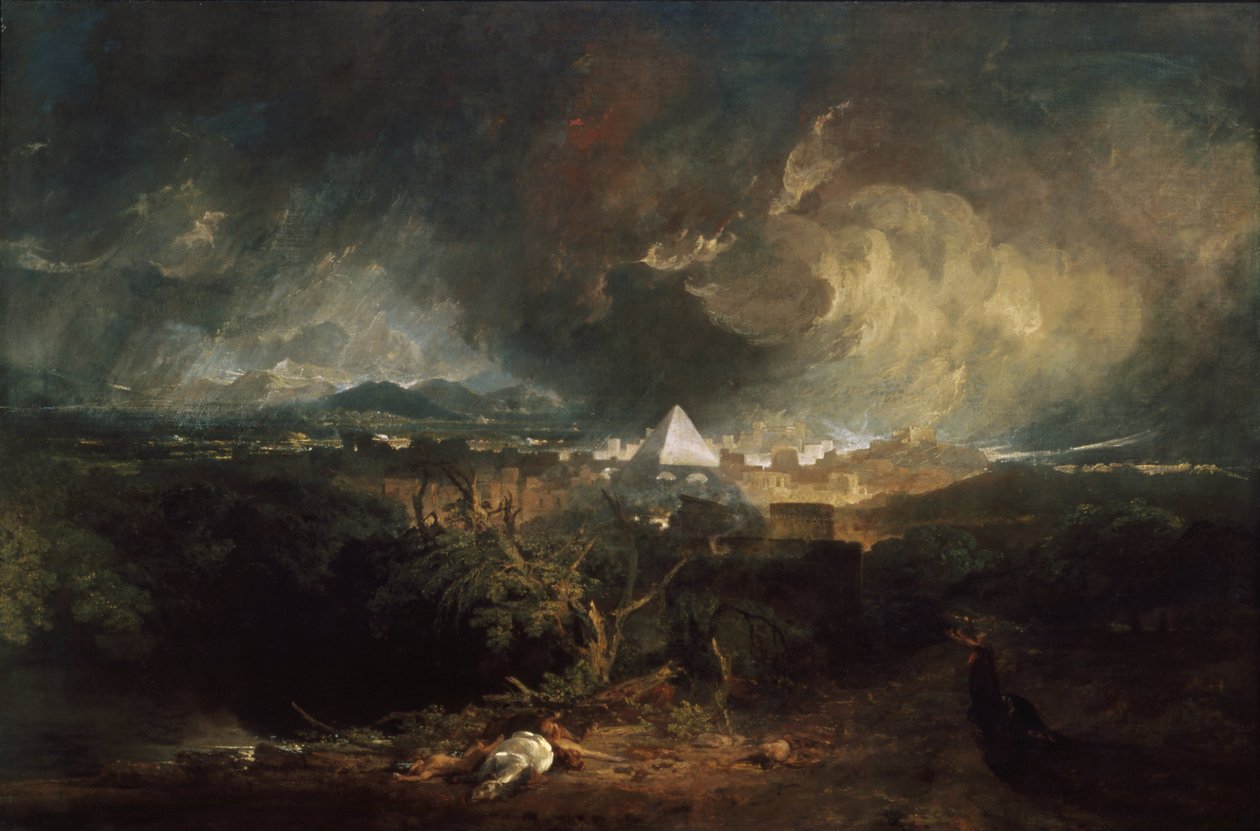Egyptin viides rutto, 1800 tekijältä Joseph Mallord William Turner