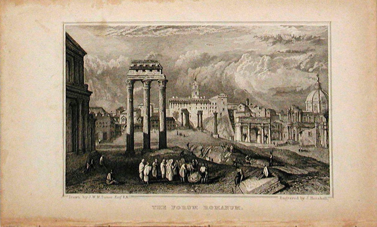 Forum Romanum tekijältä Joseph Mallord William Turner