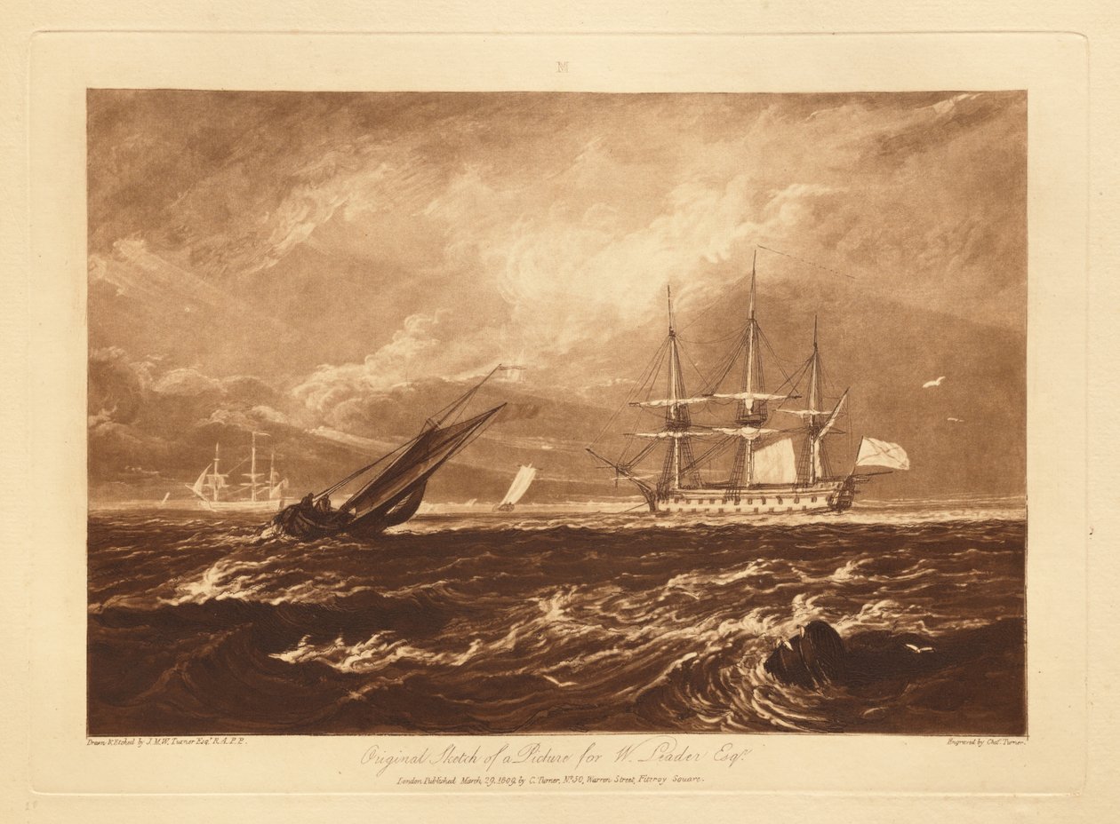 Leader-merimaisema tekijältä Joseph Mallord William Turner