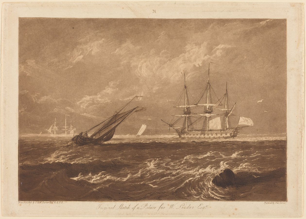 Leader-merimaisema tekijältä Joseph Mallord William Turner