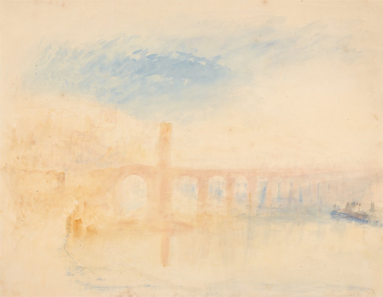 Moselin silta, Koblenz tekijältä Joseph Mallord William Turner