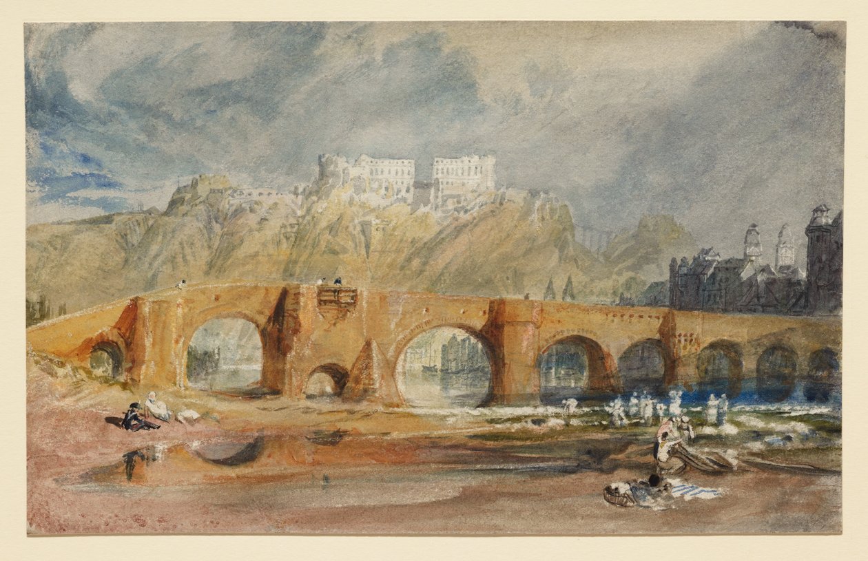 Moselin silta Koblenzissa tekijältä Joseph Mallord William Turner