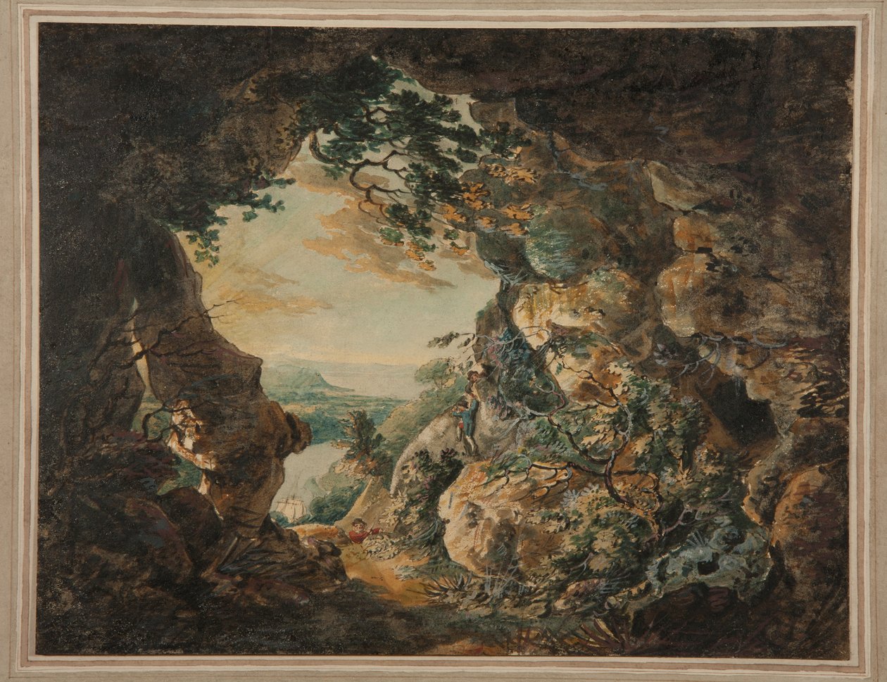 Mouth of the Avon, lähellä Bristolia Cliftonin alapuolella olevilta kallioilta katsottuna tekijältä Joseph Mallord William Turner