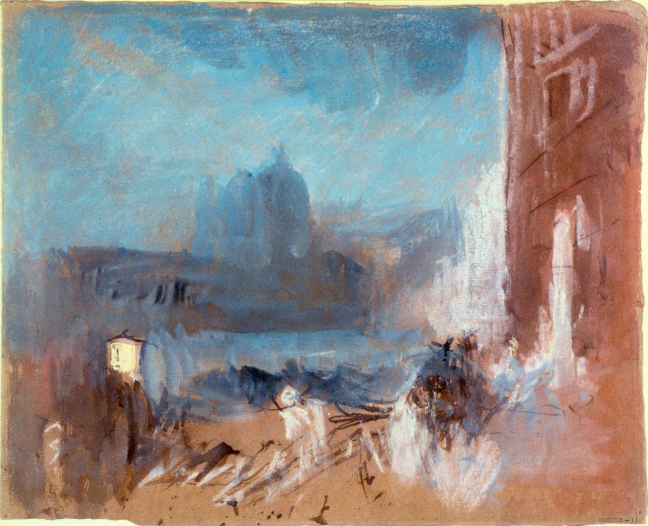 Santa Maria della Salute, Venetsia, yöllä 1840 tekijältä Joseph Mallord William Turner