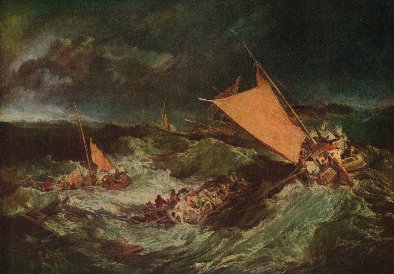 Haaksirikko, c1805 tekijältä Joseph Mallord William Turner