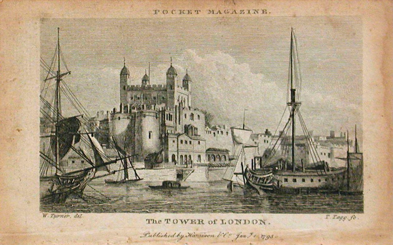 Lontoon Tower tekijältä Joseph Mallord William Turner