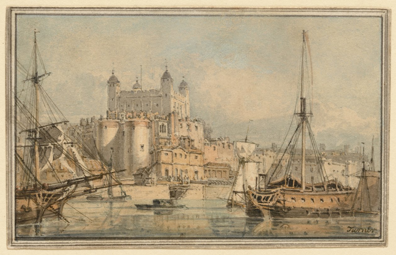 Lontoon Tower tekijältä Joseph Mallord William Turner