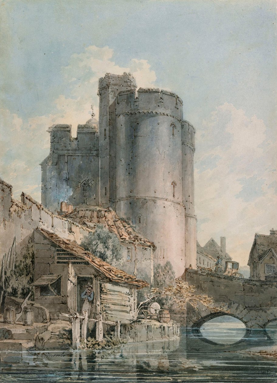 West Gate, Canterbury, Kent tekijältä Joseph Mallord William Turner