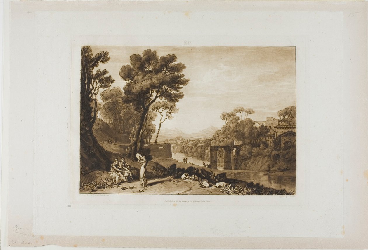 The Woman and Tambourine, levy 3 Liber Studiorumilta tekijältä Joseph Mallord William Turner