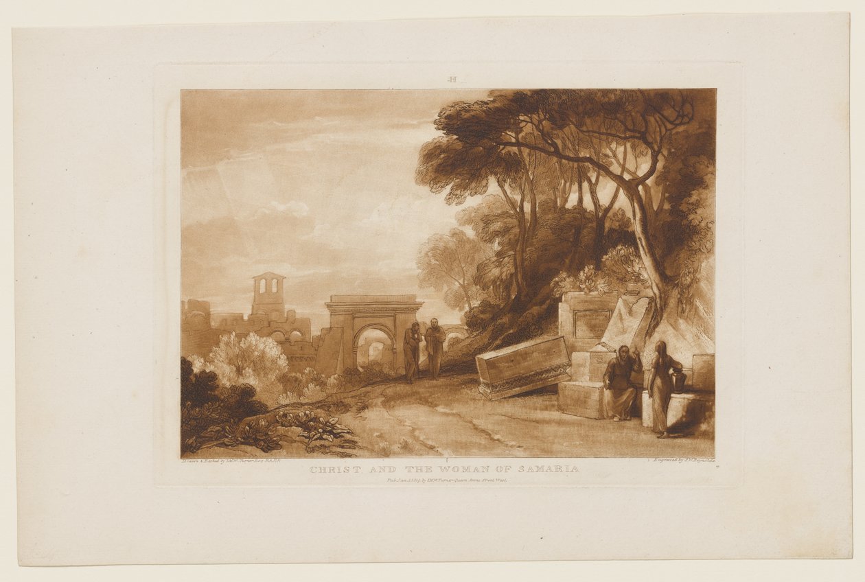 Samarialainen nainen tekijältä Joseph Mallord William Turner