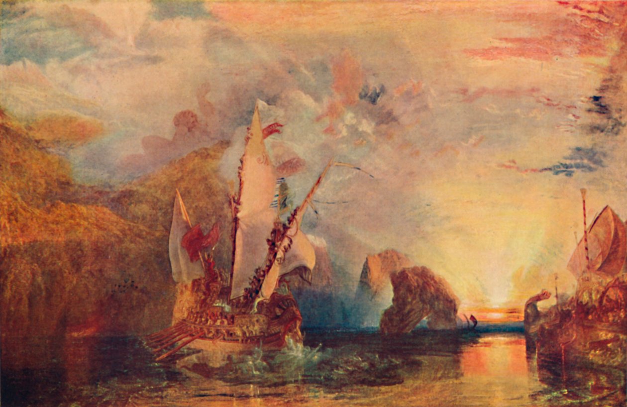 Ulysses pilkattava Polyfemus, 1829, 1904 tekijältä Joseph Mallord William Turner