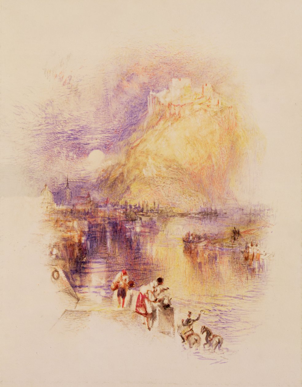 Nimetön (värikynä paperille) tekijältä Joseph Mallord William Turner