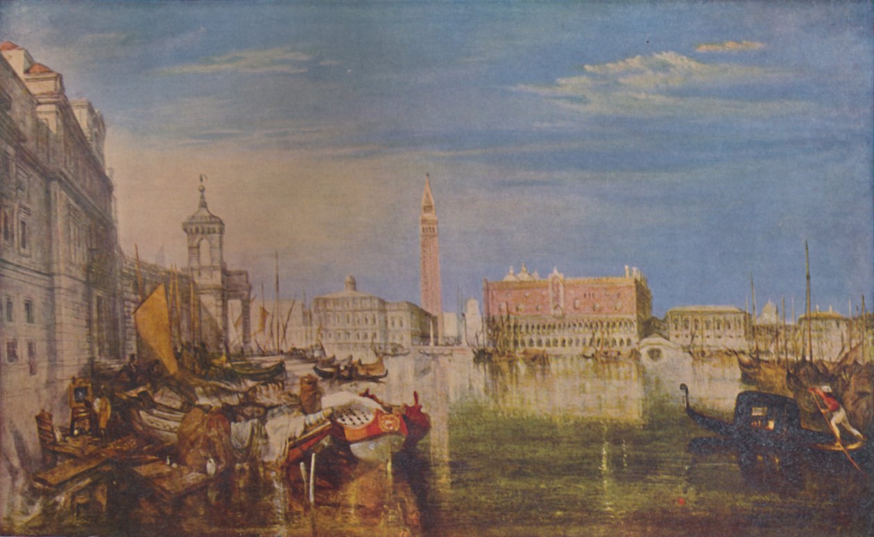 Venetsia-Canaletti Painting, c1833, 1925. tekijältä Joseph Mallord William Turner