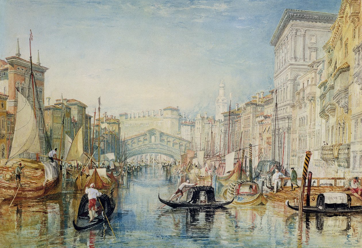 Venetsia: Rialto tekijältä Joseph Mallord William Turner
