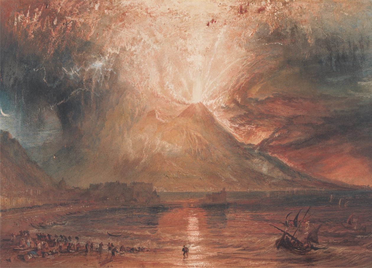 Vesuviuksen purkaus tekijältä Joseph Mallord William Turner