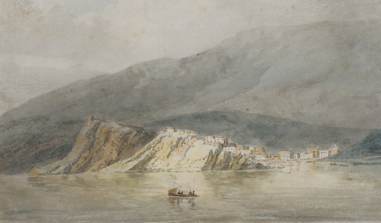 Näkymä Sestri di Levantelle, Genova, n. 1794-1795 tekijältä Joseph Mallord William Turner